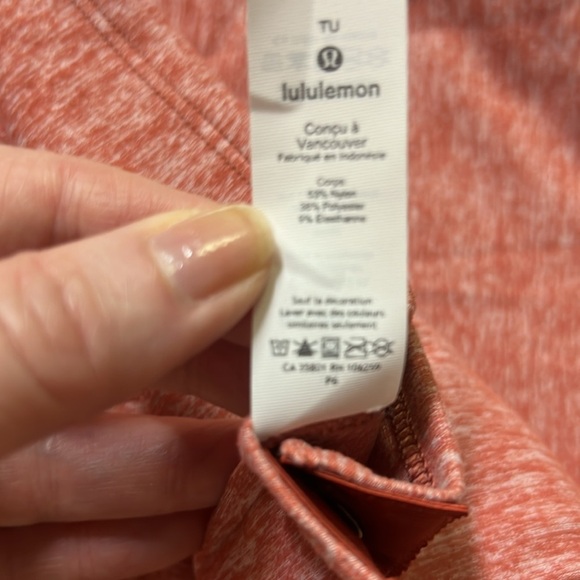 Lululemon Vinyasa Scarf Heathered Salmon Scarf - Picture 7 of 7